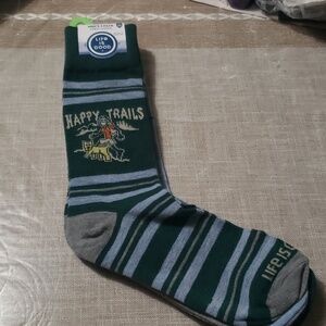 Life is Good mens Happy Trails crew socks bundle new